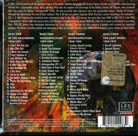 From Beginning to End - CD Audio di The End - 2