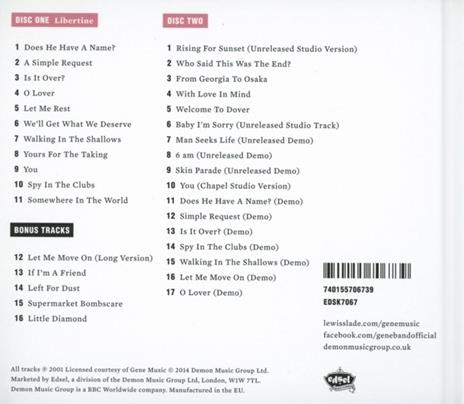 Libertine - CD Audio di Gene - 2