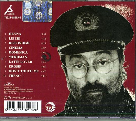 Henna - CD Audio di Lucio Dalla - 2