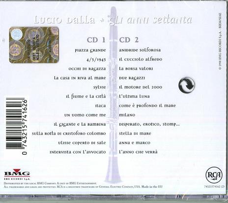 Gli anni '70 - CD Audio di Lucio Dalla - 2