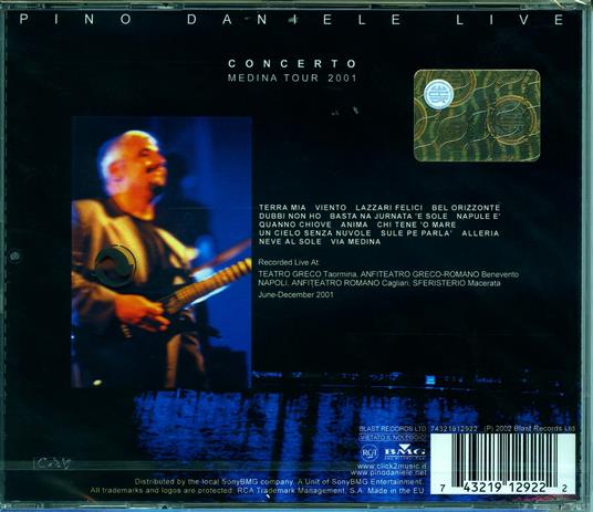 Live Concerto - CD Audio di Pino Daniele - 2