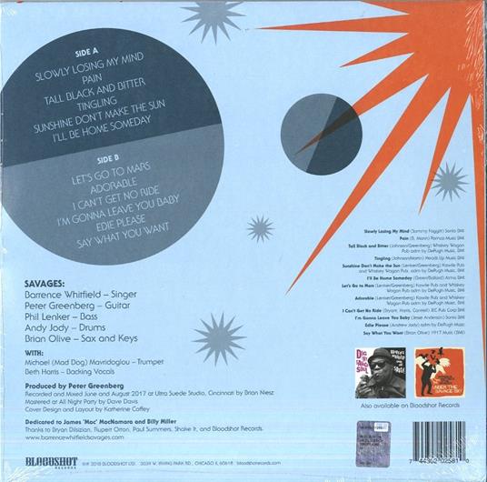 Soul Flowers of Titan ( + MP3 Download) - Vinile LP di Barrence Whitfield and the Savages - 2