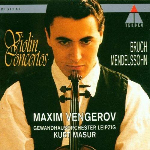 Concerti per violino - CD Audio di Felix Mendelssohn-Bartholdy,Max Bruch,Maxim Vengerov,Kurt Masur,Gewandhaus Orchester Lipsia
