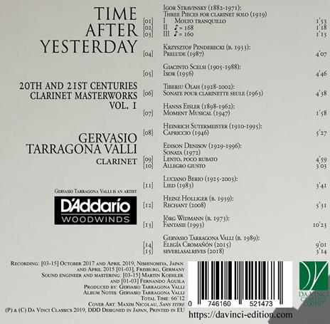 Time After Yesterday vol.1 - CD Audio di Gervasio Tarragona Valli - 2