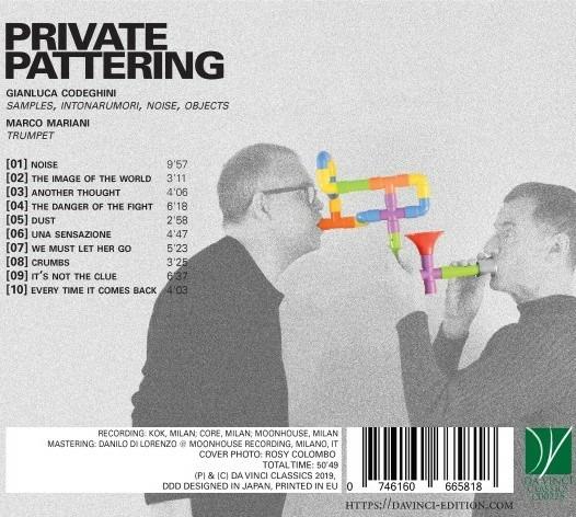 Private Pattering - CD Audio di Gianluca Codeghini - 2