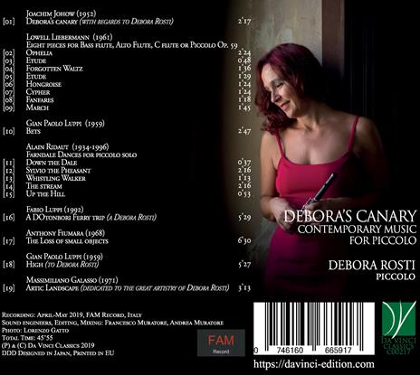 Debora's Canary - CD Audio di Debora Rosti - 2