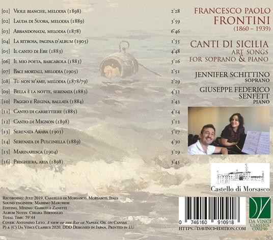 Art Songs, for Soprano and Piano - CD Audio di Jennifer Schittino - 2