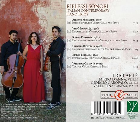 Riflessi sonori - CD Audio di Trio Arté - 2