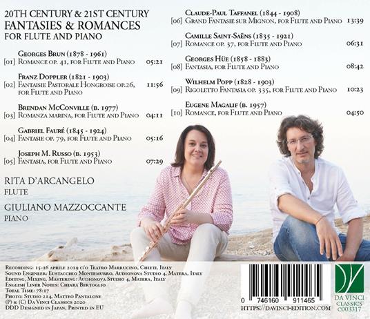20th Century & 21st Century Fantasies and Romances - CD Audio di Rita D'Arcangelo - 2