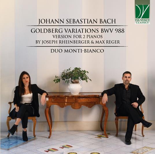 Variazioni Goldberg (Per 2 pianoforti) - CD Audio di Johann Sebastian Bach,Duo Monti - Bianco