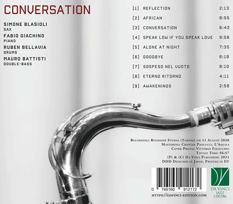 Conversation - CD Audio di Simone Blasioli - 2