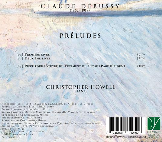 Preludi libri I e II - CD Audio di Claude Debussy,Christopher Howell - 2
