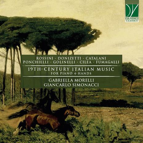 19th Century Italian Music for Piano 4-Hands - CD Audio di Giancarlo Simonacci,Gabriella Morelli