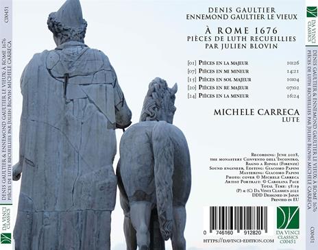 À Rome 1676 - CD Audio di Denis Gaultier - 2