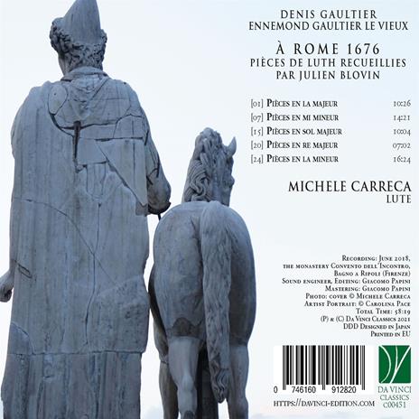 À Rome 1676 - CD Audio di Denis Gaultier - 3
