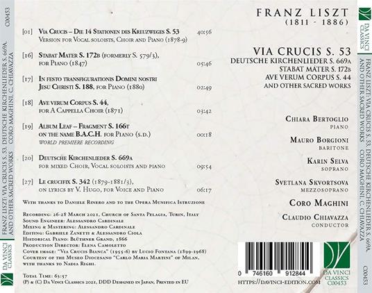 Via Crucis - CD Audio di Franz Liszt - 2