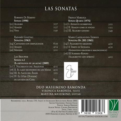Las Sonatas - CD Audio di Duo Massimino-Ramonda - 2