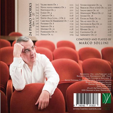 24 Piano Works Opp. 1 - 2 - CD Audio di Marco Sollini - 2