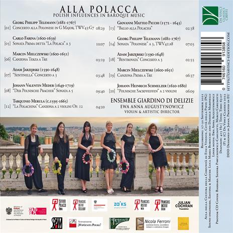 Alla Polacca. Polish Influences In Baroque Music - CD Audio di Ensemble Giardino di Delizie - 2