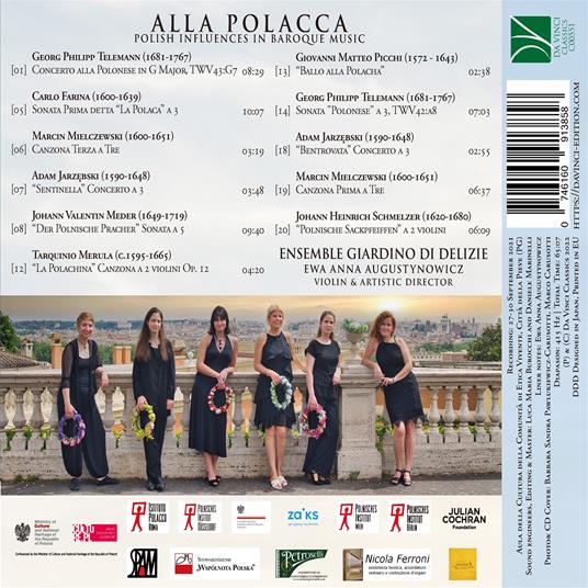 Alla Polacca. Polish Influences In Baroque Music - CD Audio di Ensemble Giardino di Delizie - 2