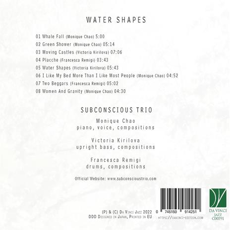 Water Shapes - CD Audio di Subconscious Trio - 2