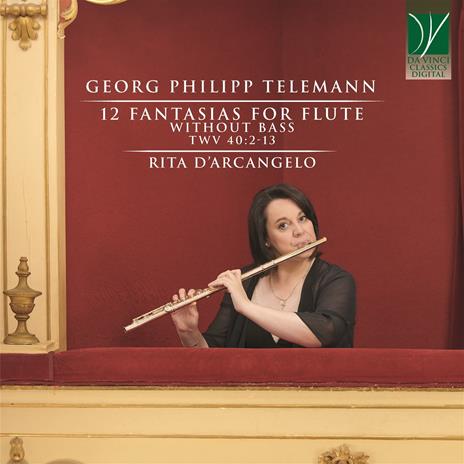 12 Fantasias For Flute - CD Audio di Georg Philipp Telemann,Rita D'Arcangelo