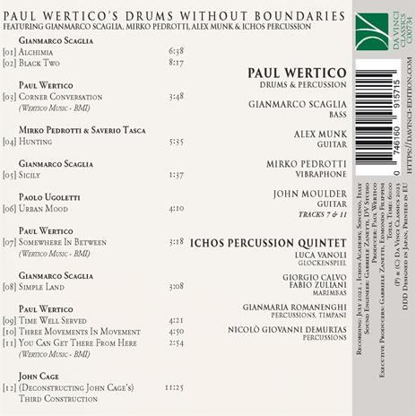 Paul Wertico's Drums Without Boundaries - CD Audio di Paul Wertico - 2
