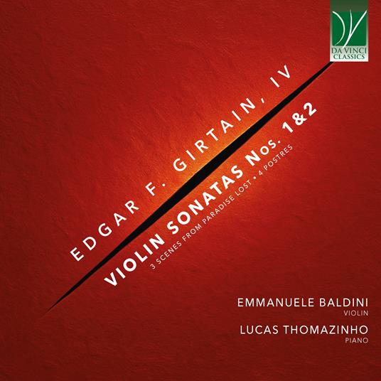 Violin Sonatas Nos. 1-3 - CD Audio di Emmanuele Baldini,Edgar F. Girtain IV