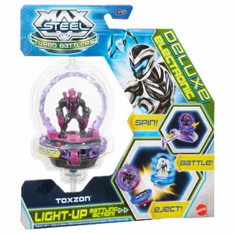 Max Steel Turbo Battle Toxzon con Rampa di Lancio Personaggio e Accessorio - 2