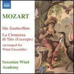 Il flauto magico - La clemenza di Tito (Arrangiamento per fiati) - CD Audio di Wolfgang Amadeus Mozart,Saxonian Woodwind Academy