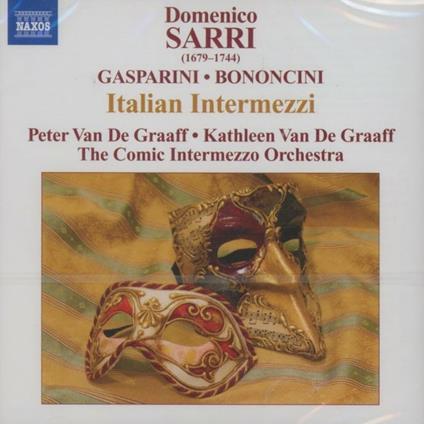 Moschetta e Giulio. Italian Intermezzi - CD Audio di Giovanni Battista Bononcini,Francesco Gasparini,Domenico Sarri