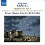 Sinfonie vol.4 - CD Audio di Johann Baptist Vanhal,Kevin Mallon,Toronto Chamber Orchestra