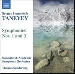 Sinfonie n.1, n.3 - CD Audio di Sergej Taneyev,Thomas Sanderling