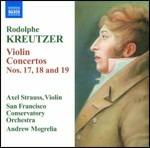 Concerti per violino n.17, n.18, n.19
