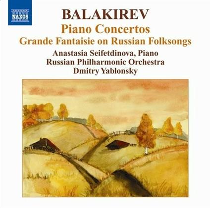 Concerti per pianoforte n.1, n.2 - CD Audio di Mily Balakirev,Russian Philharmonic Orchestra,Dmitri Yablonsky