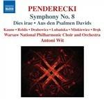 Sinfonia n.8 - Dies Irae - Aus des Psalmen - CD Audio di Krzysztof Penderecki