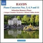 Concerti per pianoforte n.3, n.4, n.9, n.11 - CD Audio di Franz Joseph Haydn,Sebastian Knauer