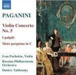 Violin Concerto No.5 - CD Audio di Niccolò Paganini