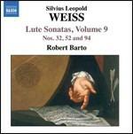 Sonate per liuto vol.9 - CD Audio di Sylvius Leopold Weiss