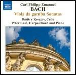 Sonate per viola da gamba - CD Audio di Carl Philipp Emanuel Bach