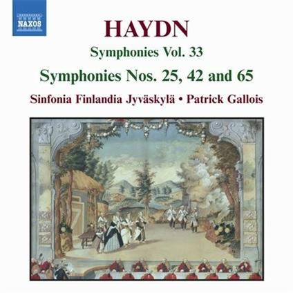 Sinfonie n.25, n.42, n.65 - CD Audio di Franz Joseph Haydn,Patrick Gallois,Sinfonia Finlandia