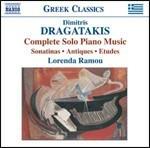Musica per pianoforte completa - CD Audio di Dimitris Dragatakis,Lorenda Ramou