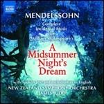 Sogno di una notte di mezza estate (A Midsummer Night's Dream) - CD Audio di Felix Mendelssohn-Bartholdy,New Zealand Symphony Orchestra,James Judd