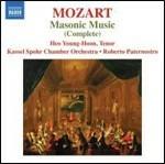 Musica massonica - CD Audio di Wolfgang Amadeus Mozart,Roberto Paternostro,Kassel State Opera Chorus,Kassel Spohr Chamber Orchestra