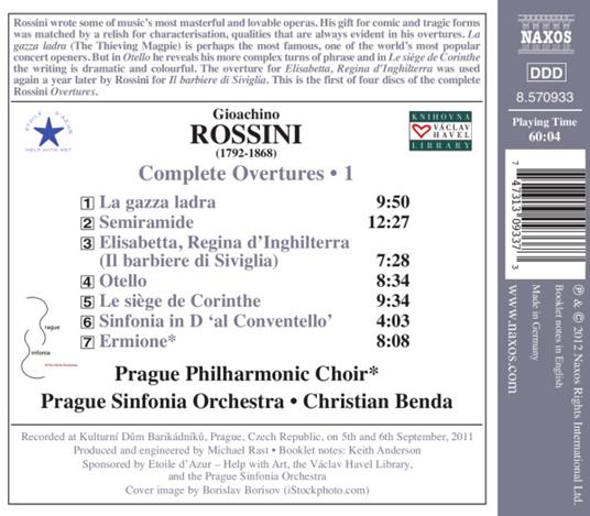 Overtures vol.1 - CD Audio di Gioachino Rossini - 2