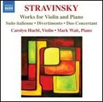 Musica per violino e pianoforte - CD Audio di Igor Stravinsky