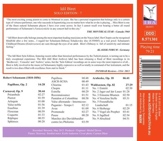 Papillons-Carnaval - CD Audio di Robert Schumann - 2