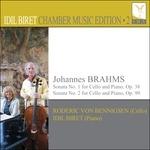 Sonate per violoncello n.1 op.38, n.2 op.99 - CD Audio di Johannes Brahms