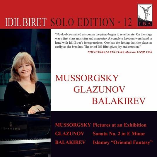 Idil Biret Solo Edition vol.12 - CD Audio di Modest Mussorgsky,Alexander Glazunov,Idil Biret