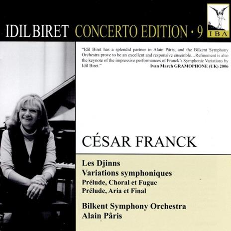 Les Djinns op.45 - Variations Symphonique - CD Audio di César Franck,Idil Biret,Bilkent Symphony Orchestra